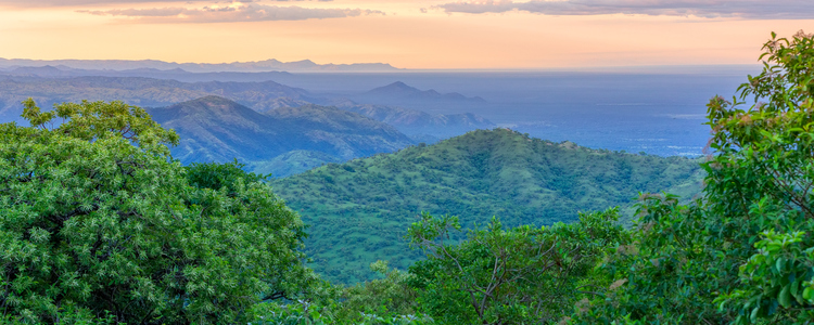 panorama view of Omo Valley, Omorati Etiopia, Africa nature and wilderness. Foto: Mostphotos