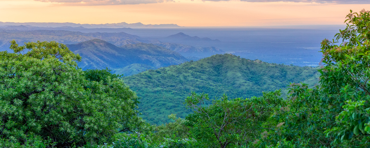 panorama view of Omo Valley, Omorati Etiopia, Africa nature and wilderness. Foto: Mostphotos