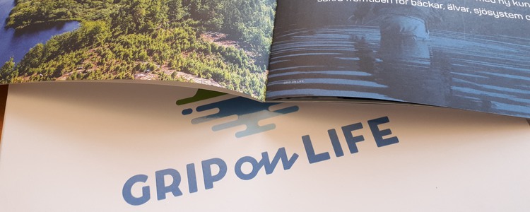 The broschyren about Grip on Life. Foto: Lena Allthin