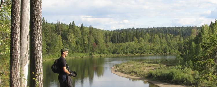 Pechorafloden i Ryssland. Foto Kristian Svedberg