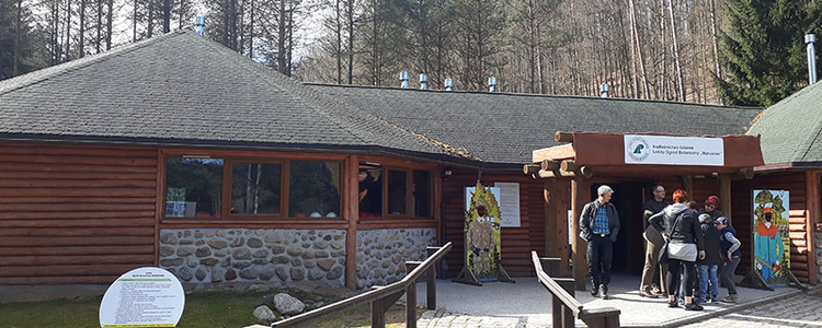 Entrance to the botanical garden in Marszewo.. Foto: Oriana Pfister