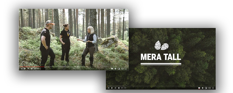 Klippbilder ur filmerna om Mera tall.