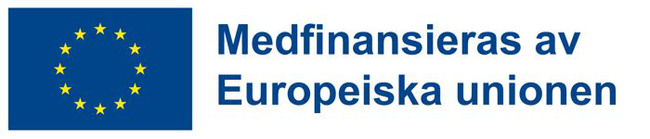 EU-logga med texten Medfinansieras av Europeiska unionen.